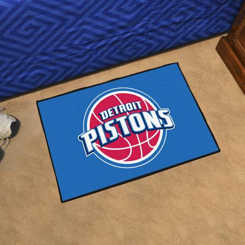 Detroit Pistons Starter Rug - Click Image to Close
