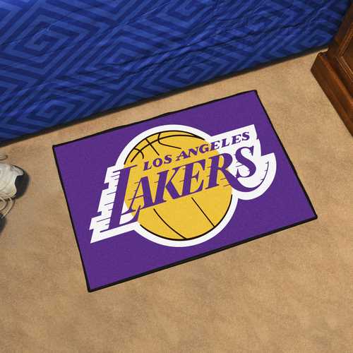 Los Angeles Lakers Starter Rug - Click Image to Close