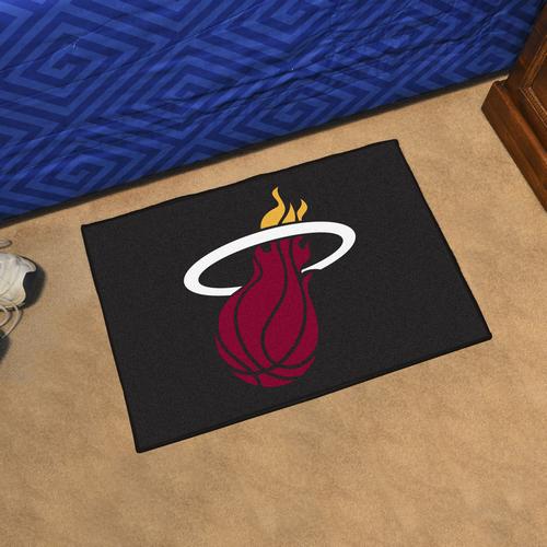 Miami Heat Starter Rug - Click Image to Close