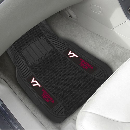 Virginia Tech Hokies Deluxe Car Floor Mats - Click Image to Close