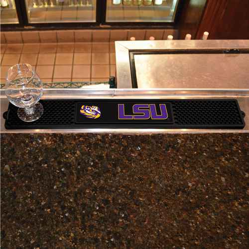 Louisiana State University Tigers Drink/Bar Mat - Click Image to Close