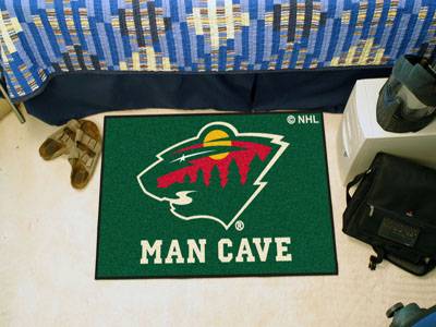 Minnesota Wild Man Cave Starter Rug - Click Image to Close