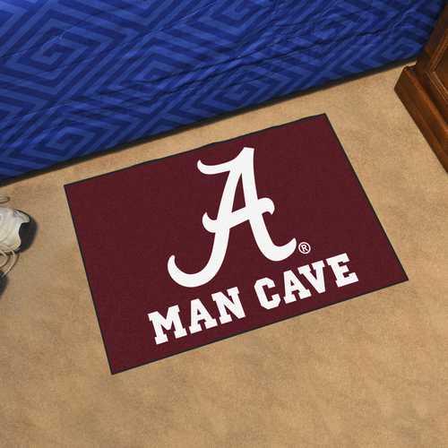 University of Alabama Crimson Tide Man Cave Starter Rug - Click Image to Close