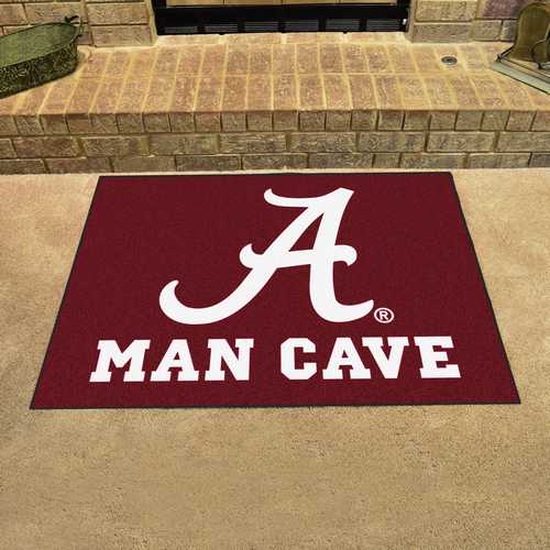 University of Alabama Crimson Tide All-Star Man Cave Rug - Click Image to Close