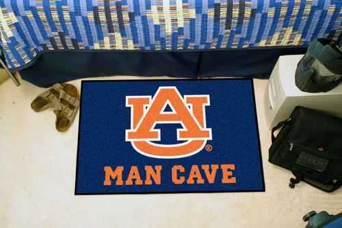 Auburn University Tigers Man Cave Starter Rug - Click Image to Close