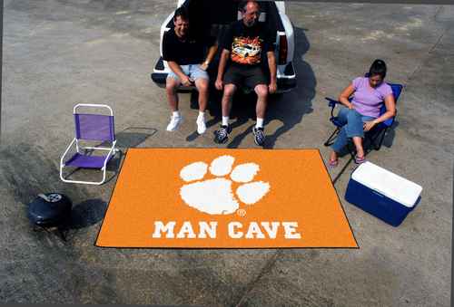 Clemson University Tigers Man Cave Ulti-Mat Rug - Click Image to Close