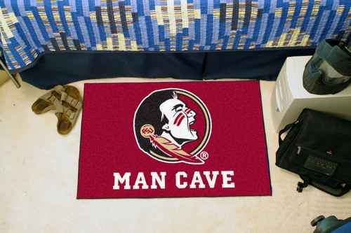Florida State University Seminoles Man Cave Starter Rug - Click Image to Close