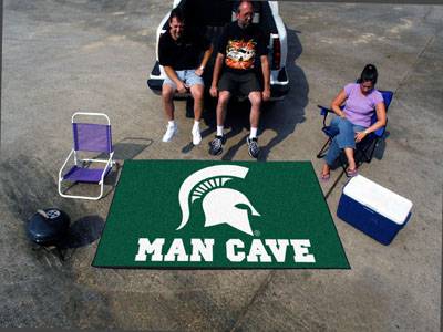 Michigan State University Spartans Man Cave Ulti-Mat Rug - Click Image to Close