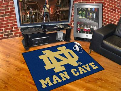 University of Notre Dame Fighting Irish All-Star Man Cave Rug - Click Image to Close