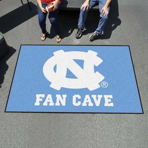 University of North Carolina Tar Heels Fan Cave Ulti-Mat Rug - Click Image to Close