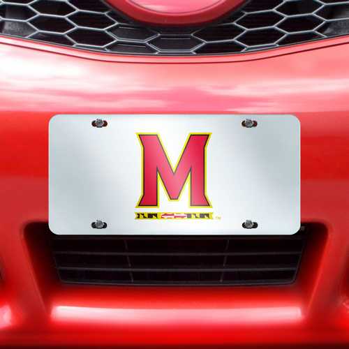 Maryland Terrapins Inlaid License Plate - Click Image to Close