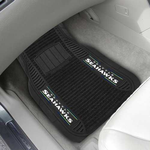 Seattle Seahawks Deluxe Car Floor Mats - Click Image to Close