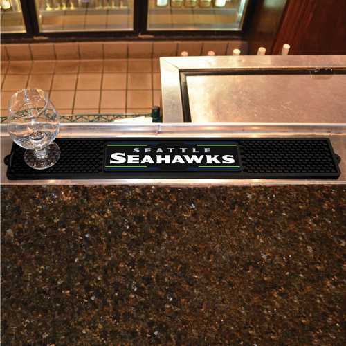 Seattle Seahawks Drink/Bar Mat - Click Image to Close