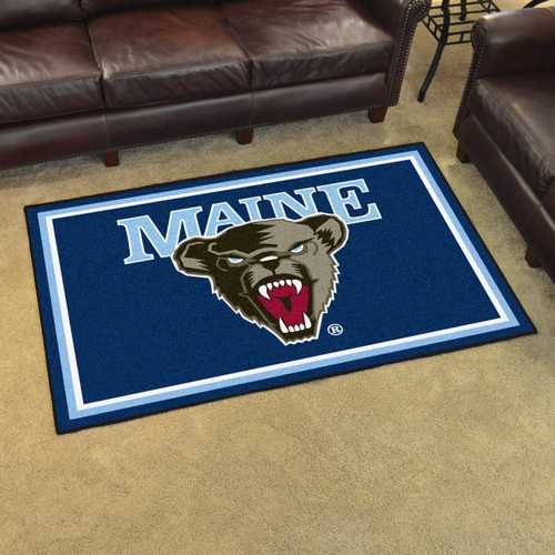 University of Maine Black Bears 5x8 Rug - Click Image to Close