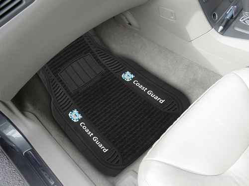 United States Coast Guard Deluxe Car Floor Mats - Click Image to Close
