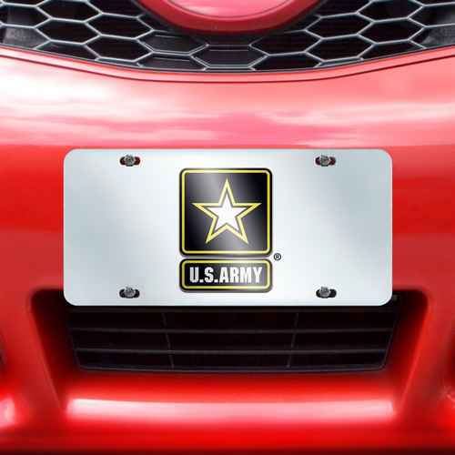 US Army Inlaid License Plate - Click Image to Close