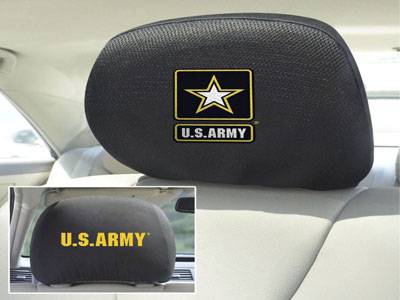 United States Army 2-Sided Headrest Covers - Set of 2 - Click Image to Close