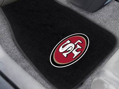 San Francisco 49ers Embroidered Car Mats - Click Image to Close