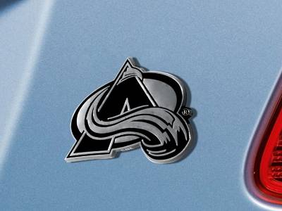Colorado Avalanche 3D Chromed Metal Car Emblem - Click Image to Close