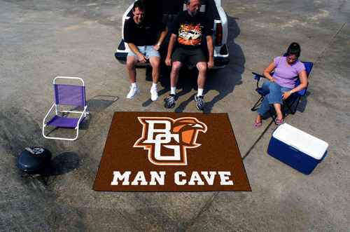 Bowling Green Falcons Man Cave Tailgater Rug - Click Image to Close