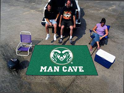 Colorado State University Rams Man Cave Ulti-Mat Rug - Click Image to Close