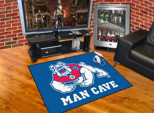 Fresno State Bulldogs All-Star Man Cave Rug - Click Image to Close