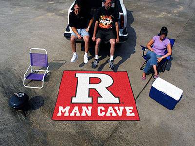 Rutgers Scarlet Knights Man Cave Tailgater Rug - Click Image to Close