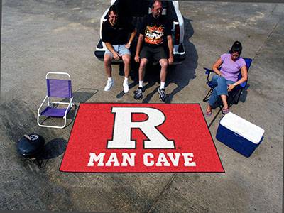 Rutgers Scarlet Knights Man Cave Ulti-Mat Rug - Click Image to Close