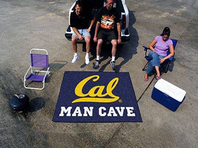Cal Golden Bears Man Cave Tailgater Rug - Click Image to Close