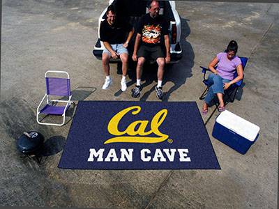 Cal Golden Bears Man Cave Ulti-Mat Rug - Click Image to Close