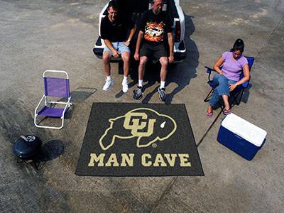 University of Colorado Buffaloes Man Cave Tailgater Rug - Click Image to Close