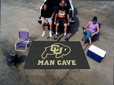 University of Colorado Buffaloes Man Cave Ulti-Mat Rug - Click Image to Close