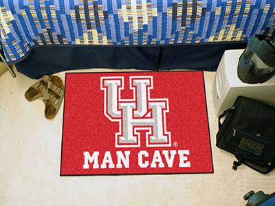 University of Houston Cougars Man Cave Starter Rug - Click Image to Close