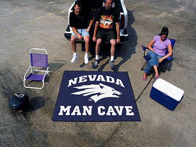 University of Nevada Wolf Pack Man Cave Tailgater Rug - Click Image to Close