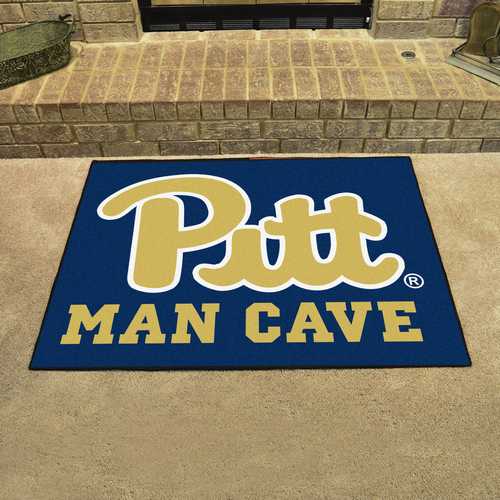 University of Pittsburgh Panthers All-Star Man Cave Rug - Click Image to Close
