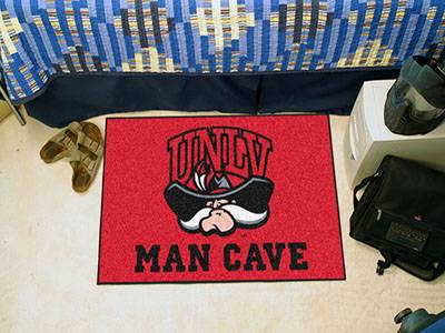 UNLV Rebels Man Cave Starter Rug - Click Image to Close