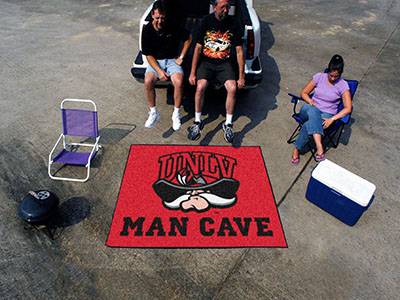 UNLV Rebels Man Cave Tailgater Rug - Click Image to Close