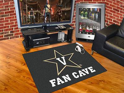 Vanderbilt University Commodores All-Star Man Cave Rug - Click Image to Close