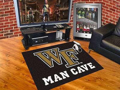 Wake Forest University Demon Deacons All-Star Man Cave Rug - Click Image to Close