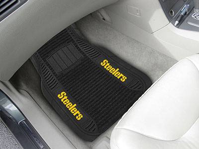 Pittsburgh Steelers Deluxe Car Floor Mats - Click Image to Close