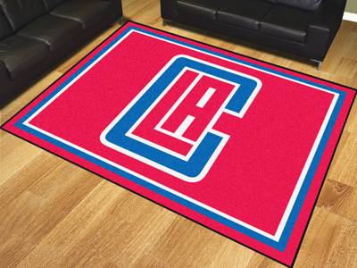 Los Angeles Clippers 8'x10' Rug - Click Image to Close