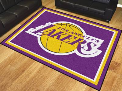 Los Angeles Lakers 8'x10' Rug - Click Image to Close