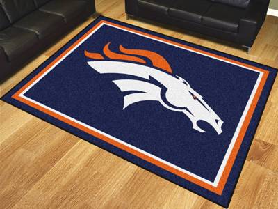 Denver Broncos 8'x10' Rug - Click Image to Close