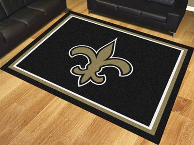 New Orleans Saints 8'x10' Rug - Click Image to Close