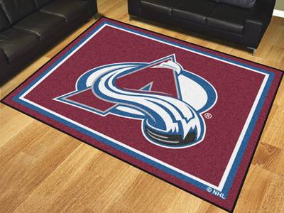 Colorado Avalanche 8'x10' Rug - Click Image to Close