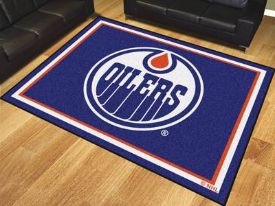 Edmonton Oilers 8'x10' Rug - Click Image to Close