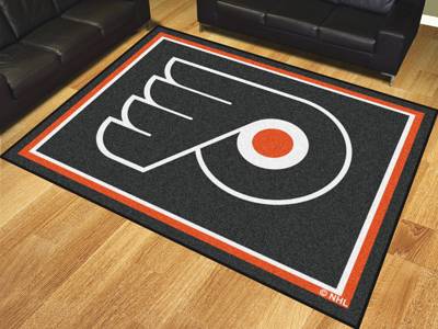 Philadelphia Flyers 8'x10' Rug - Click Image to Close