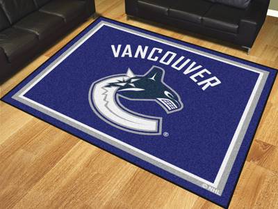 Vancouver Canucks 8'x10' Rug - Click Image to Close