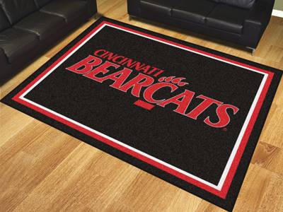 University of Cincinnati Bearcats 8'x10' Rug - Click Image to Close