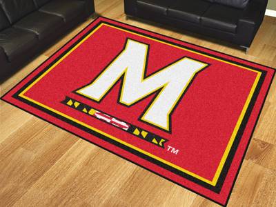 University of Maryland Terrapins 8'x10' Rug - Click Image to Close